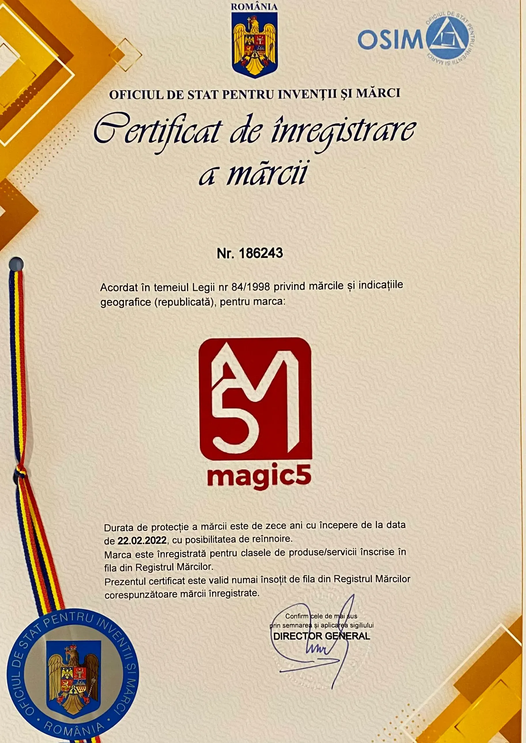 marca inregistrata magic 5