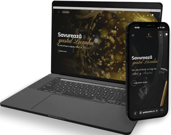 Dezvoltare magazin online Golden Wine